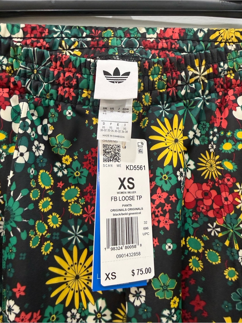 NWT Adidas X Liberty London Firebird Track Pants - Picture 4 of 4